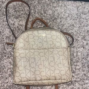 Calvin Klein mini monogram backpack